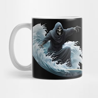 Grim Reaper Surfing Mug